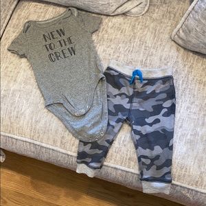 New To The Crew Matching Set